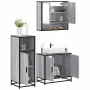 Set de muebles de baño 3 pzas madera contrachapada gris sonoma von , Badezimmermöbel - Ref: Foro24-3300978, Preis: 217,17 €, ...