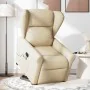 Silla de masaje reclinable de pie de tela color crema de , Sillones - Ref: Foro24-3303392, Precio: 301,05 €, Descuento: %