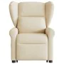 Silla de masaje reclinable de pie de tela color crema de , Sillones - Ref: Foro24-3303392, Precio: 301,05 €, Descuento: %