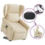Silla de masaje reclinable de pie de tela color crema de , Sillones - Ref: Foro24-3303392, Precio: 301,05 €, Descuento: %