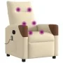 Sillón de masaje reclinable de tela crema von , Sessel - Ref: Foro24-4104821, Preis: 196,60 €, Rabatt: %