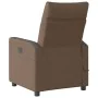 Sillón reclinable con masaje de tela marrón de , Sillones - Ref: Foro24-4104835, Precio: 203,97 €, Descuento: %