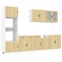 Mueble cocina Kalmar roble sonoma 7 pzas madera contrachapada de , Armarios de cocina - Ref: Foro24-3314754, Precio: 600,54 €...