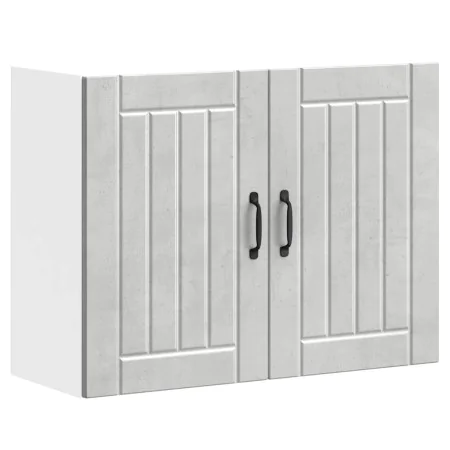 Armario de pared cocina Lucca madera contrachapada gris cemento de , Armarios de cocina - Ref: Foro24-853831, Precio: 76,08 €...