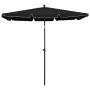 Gartenschirm mit schwarzem Mast 210x140 cm von vidaXL, Sonnenschirme - Ref: Foro24-315549, Preis: 44,89 €, Rabatt: %