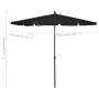 Gartenschirm mit schwarzem Mast 210x140 cm von vidaXL, Sonnenschirme - Ref: Foro24-315549, Preis: 44,89 €, Rabatt: %