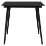 Juego de comedor de jardín 3 piezas ratán PVC negro de vidaXL, Conjuntos de jardín - Ref: Foro24-3060267, Precio: 222,45 €, D...