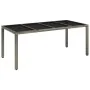 Set comedor jardín 9 pzas y cojines ratán sintético gris by , Garden sets - Ref: Foro24-3213084, Price: 1,00 €, Discount: %