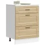 Mueble bajo de cocina porto roble sonoma madera reconstituida von , Küchenschränke - Ref: Foro24-854262, Preis: 111,07 €, Rab...