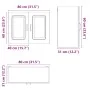 Armario de pared para cocina Kalmar madera de ingeniería negra von , Küchenschränke - Ref: Foro24-853588, Preis: 70,81 €, Rab...