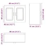 Armario de pared cocina Kalmar madera vieja madera ingeniería by , Kitchen cabinets - Ref: Foro24-853595, Price: 78,27 €, Dis...