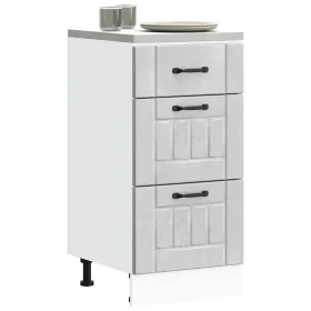 Mueble bajo de cocina Lucca madera contrachapada gris cemento von , Küchenschränke - Ref: Foro24-854234, Preis: 88,96 €, Raba...