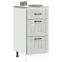 Mueble bajo de cocina Lucca madera contrachapada gris cemento de , Armarios de cocina - Ref: Foro24-854234, Precio: 88,96 €, ...