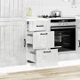 Mueble bajo de cocina Lucca madera contrachapada gris cemento de , Armarios de cocina - Ref: Foro24-854234, Precio: 88,96 €, ...
