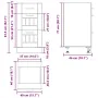 Mueble bajo de cocina Lucca madera contrachapada gris cemento de , Armarios de cocina - Ref: Foro24-854234, Precio: 88,96 €, ...