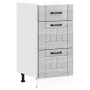 Mueble bajo de cocina Lucca madera contrachapada gris sonoma de , Armarios de cocina - Ref: Foro24-854236, Precio: 88,62 €, D...