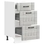 Mueble bajo de cocina Lucca madera contrachapada gris sonoma de , Armarios de cocina - Ref: Foro24-854236, Precio: 88,62 €, D...