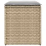 Taburetes de jardín con cojines 2 uds beige 40x40x43 cm von , Hocker für den Außenbereich - Ref: Foro24-4104042, Preis: 124,5...
