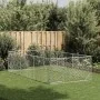 Perrera de exterior puerta acero galvanizado plateado 2x4x1 m von , Hundehütten - Ref: Foro24-4105412, Preis: 137,77 €, Rabat...
