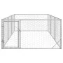 Perrera de exterior puerta acero galvanizado plateado 2x4x1 m von , Hundehütten - Ref: Foro24-4105412, Preis: 137,77 €, Rabat...