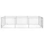 Perrera de exterior puerta acero galvanizado plateado 2x4x1 m von , Hundehütten - Ref: Foro24-4105412, Preis: 137,77 €, Rabat...