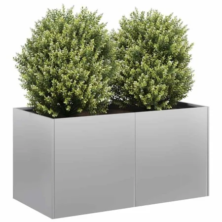 Jardinera 80x40x40 cm de acero galvanizado de , Maceteros y jardineras - Ref: Foro24-860673, Precio: 64,93 €, Descuento: %