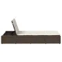 Tumbona con cojín flotante ratán sintético marrón von , Liegen - Ref: Foro24-4104203, Preis: 218,79 €, Rabatt: %