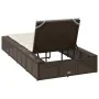 Tumbona con cojín flotante ratán sintético marrón von , Liegen - Ref: Foro24-4104203, Preis: 218,79 €, Rabatt: %