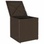 Taburetes de jardín con cojines 2 uds marrón 40x40x43 cm von , Hocker für den Außenbereich - Ref: Foro24-4104040, Preis: 124,...