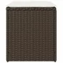 Taburetes de jardín con cojines 2 uds marrón 40x40x43 cm von , Hocker für den Außenbereich - Ref: Foro24-4104040, Preis: 124,...