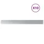 Bordes para césped 10 uds 10x103 cm acero galvanizado by , Garden edging and edging - Ref: Foro24-860135, Price: 36,48 €, Dis...