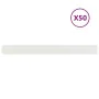 Bordes para césped 50 uds acero laminado frío blanco 10x103 cm by , Garden edging and edging - Ref: Foro24-860137, Price: 106...