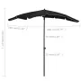 Gartenschirm mit schwarzem Mast 200x130 cm von vidaXL, Sonnenschirme - Ref: Foro24-315557, Preis: 32,39 €, Rabatt: %