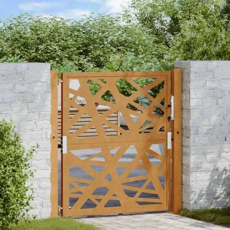 Puerta de jardín de acero desgastado diseño ligero 105x105 cm by , garden gates - Ref: Foro24-4100954, Price: 169,17 €, Disco...