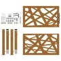 Puerta de jardín de acero desgastado diseño ligero 105x105 cm by , garden gates - Ref: Foro24-4100954, Price: 169,17 €, Disco...