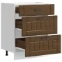 Mueble bajo de cocina Lucca roble marrón de , Armarios de cocina - Ref: Foro24-854276, Precio: 108,46 €, Descuento: %