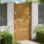 Puerta de jardín diseño de hojas de acero desgastado 105x205 cm by , garden gates - Ref: Foro24-4100968, Price: 271,68 €, Dis...