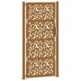 Puerta de jardín diseño de hojas de acero desgastado 105x205 cm by , garden gates - Ref: Foro24-4100968, Price: 271,68 €, Dis...
