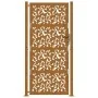 Puerta de jardín diseño de hojas de acero desgastado 105x205 cm by , garden gates - Ref: Foro24-4100968, Price: 271,68 €, Dis...