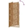 Puerta de jardín diseño de hojas de acero desgastado 105x205 cm by , garden gates - Ref: Foro24-4100968, Price: 271,68 €, Dis...