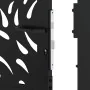 Puerta de jardín diseño llama acero negro 105x106 cm by , garden gates - Ref: Foro24-4100989, Price: 179,76 €, Discount: %