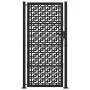 Puerta de jardín diseño en cruz de acero negra 105x205 cm by , garden gates - Ref: Foro24-4101003, Price: 281,00 €, Discount: %