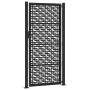 Puerta de jardín diseño en cruz de acero negra 105x205 cm by , garden gates - Ref: Foro24-4101003, Price: 281,00 €, Discount: %