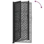 Puerta de jardín diseño en cruz de acero negra 105x205 cm by , garden gates - Ref: Foro24-4101003, Price: 281,00 €, Discount: %