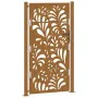 Puerta de jardín de acero desgastado diseño ondulado 105x180 cm de , Puertas de jardín - Ref: Foro24-4100977, Precio: 228,19 ...