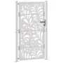 Puerta de jardín de acero desgastado diseño ondulado 105x180 cm de , Puertas de jardín - Ref: Foro24-4100977, Precio: 228,19 ...