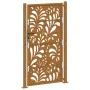 Puerta de jardín de acero desgastado diseño ondulado 105x180 cm de , Puertas de jardín - Ref: Foro24-4100977, Precio: 228,19 ...