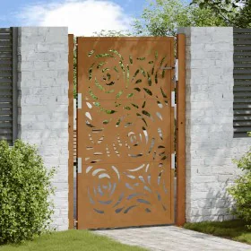 Puerta de jardín diseño llama acero desgastado 105x155 cm von , Gartentore - Ref: Foro24-4100996, Preis: 213,26 €, Rabatt: %