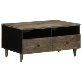 Mesa de centro madera maciza de mango gris claro 80x54x40 cm von , Couchtisch - Ref: Foro24-4017805, Preis: 131,51 €, Rabatt: %