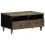 Mesa de centro madera maciza de mango gris claro 80x54x40 cm by , Coffee table - Ref: Foro24-4017805, Price: 131,51 €, Discou...